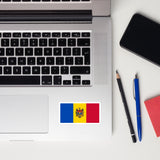 Moldova Moldovan Flag Sticker Decal Stickers Laptop decal  Travel Souvenir Tourist Beach Lover Food Destination Patriot Gifts