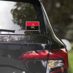 Angola Angolan Flag Car Sticker Travel Souvenir Tourist Beach Lover Food Addict Destination Pride Patriot Gifts