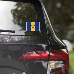 Barbados Barbadian Flag Car Sticker Travel Souvenir Tourist Beach Lover Food Addict Destination Pride Patriot Gifts