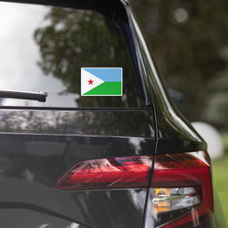 Djibouti Djiboutian Flag Car Sticker Travel Souvenir Tourist Beach Lover Food Addict Destination Pride Patriot Gifts