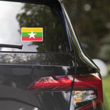Myanmar Burma Burmese Flag Car Sticker Travel Souvenir Tourist Beach Lover Food Addict Destination Pride Patriot Gifts