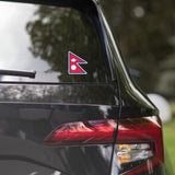 Nepal Nepalese Flag Car Sticker Travel Souvenir Tourist Beach Lover Food Addict Destination Pride Patriot Gifts