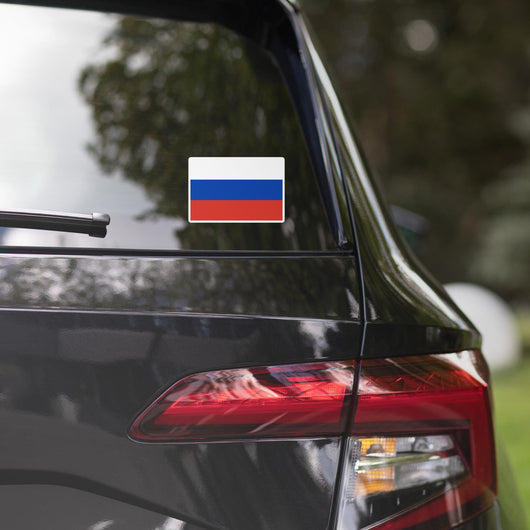 Russia Russian Flag Car Sticker Travel Souvenir Tourist Beach Lover Food Addict Destination Pride Patriot Gifts