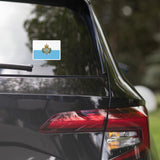 San Marino Sammarinese Flag Car Sticker Travel Souvenir Tourist Beach Lover Food Addict Destination Pride Patriot Gifts