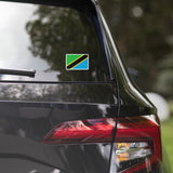 Tanzania Tanzanian Flag Car Sticker Travel Souvenir Tourist Beach Lover Food Addict Destination Pride Patriot Gifts