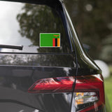 Zambia Zambian Flag Car Sticker Travel Souvenir Tourist Beach Lover Food Addict Destination Pride Patriot Gifts