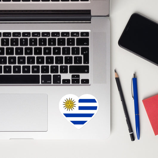 Uruguay Uruguayan Flag Sticker Laptop Decals Custom Stickers Decals & Skins