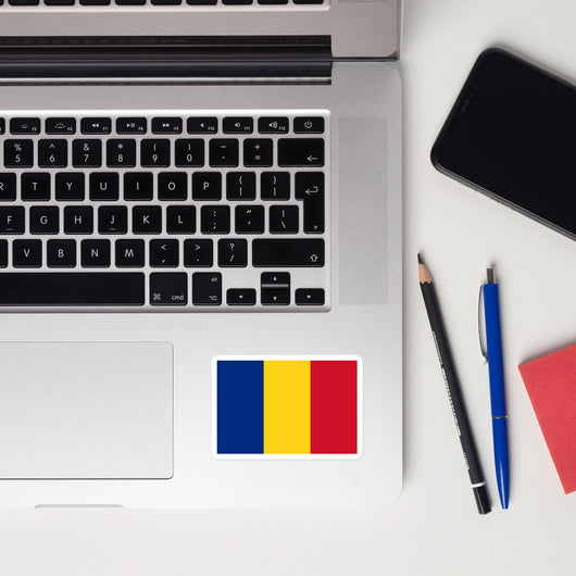 Romania Romanian Flag Laptop Sticker Decal Stickers Travel Souvenir Gift Idea