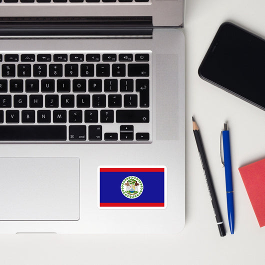 Belize Belizean Flag Laptop Sticker Decal Stickers Travel Souvenir Gift Idea
