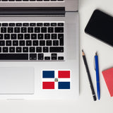 Dominican Republic República Dominicana Flag Laptop Sticker Decal Stickers Travel Souvenir Gift Idea