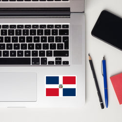 Dominican Republic República Dominicana Flag Laptop Sticker Decal Stickers Travel Souvenir Gift Idea