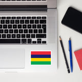 Mauritius Mauritian Flag Laptop Sticker Decal Stickers Travel Souvenir Gift Idea