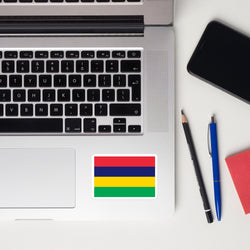 Mauritius Mauritian Flag Laptop Sticker Decal Stickers Travel Souvenir Gift Idea