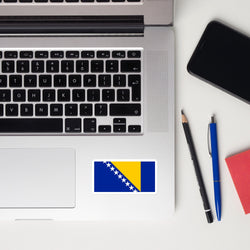 Bosnia and Herzegovina Bosnian Flag Laptop Sticker Decal Stickers Travel Souvenir Gift Idea