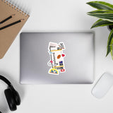 Canberra Australia Australian Flag Sticker Mini Stickers Decals Laptop Decal Travel Souvenir Gift