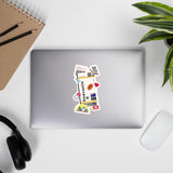 Newcastle Australia Australian Flag Sticker Mini Stickers Decals Laptop Decal Travel Souvenir Gift