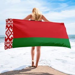 Belarus Belarusian Flag Beach Towel Pool Towels Bath Sauna Vacation Travel Summer Gift Idea