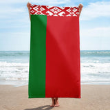 Belarus Belarusian Flag Beach Towel Pool Towels Bath Sauna Vacation Travel Summer Gift Idea