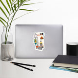Bogota Colombia Colombian Flag Sticker Stickers Vinyl Computer Transparent stickers Cool Macbook Travel sticker Gift Ideas