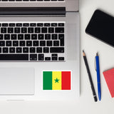 Senegal Senegalese Flag Laptop Sticker Decal Stickers Travel Souvenir Gift Idea