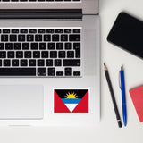 Antigua and Barbuda Flag Laptop Sticker Decal Stickers Travel Souvenir Gift Idea