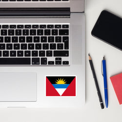 Antigua and Barbuda Flag Laptop Sticker Decal Stickers Travel Souvenir Gift Idea