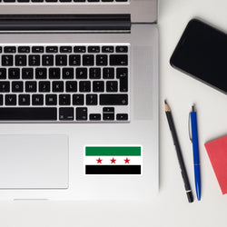 Free Syria Syrian Flag Sticker Travel Souvenir Tourist Beach Lover Food Destination Patriot Gifts