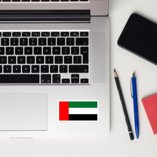 United Arab Emirates Emirati Flag Sticker Travel Souvenir Tourist Beach Lover Food Destination Patriot Gifts