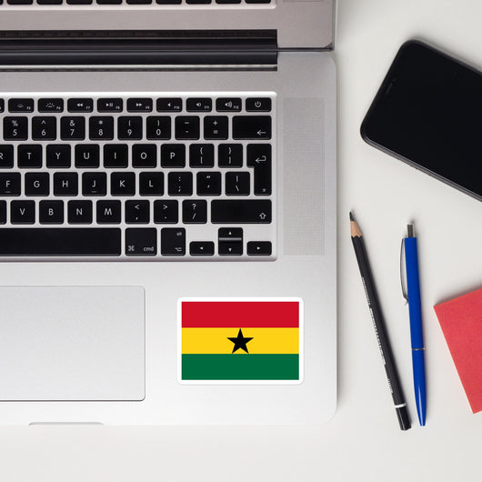 Ghana Ghanaian Flag Sticker Decal Stickers Travel Souvenir Gift Idea Travel Souvenir Tourist Beach Lover Food Destination Patriot Gifts