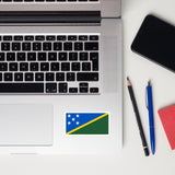 Solomon Islands Flag Sticker Decal Stickers Laptop decal  Travel Souvenir Tourist Beach Lover Food Destination Patriot Gifts