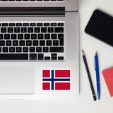 Norway Norwegian Flag Sticker Decal Stickers Laptop decal  Travel Souvenir Tourist Beach Lover Food Destination Patriot Gifts