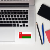 Oman Omani Flag Sticker Decal Stickers Laptop decal  Travel Souvenir Tourist Beach Lover Food Destination Patriot Gifts