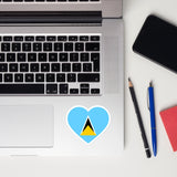 Saint Lucia Lucian Flag Sticker Laptop Decals Custom Stickers Decals & Skins
