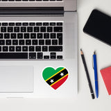 Saint Kitts Flag Sticker Laptop Decals Custom Stickers Decals & Skins