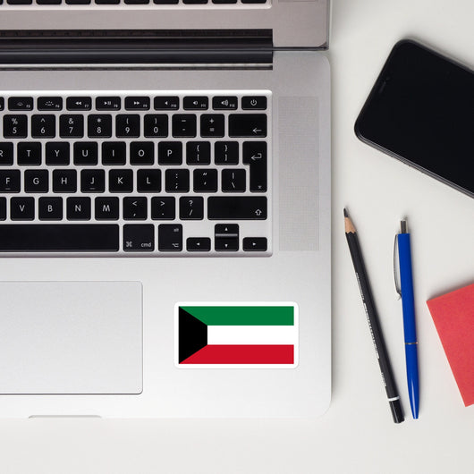 Kuwait Kuwaiti Flag Laptop Sticker Decal Stickers Travel Souvenir Gift Idea
