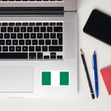 Nigeria Nigerian Flag Laptop Sticker Decal Stickers Travel Souvenir Gift Idea