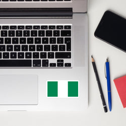 Nigeria Nigerian Flag Laptop Sticker Decal Stickers Travel Souvenir Gift Idea