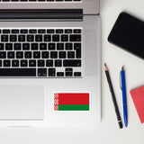 Belarus Belarusian Flag Laptop Sticker Decal Stickers Travel Souvenir Gift Idea