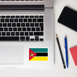 Mozambique Mozambican Flag Laptop Sticker Decal Stickers Travel Souvenir Gift Idea