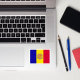 Andorra Flag Laptop Sticker Decal Stickers Travel Souvenir Gift Idea
