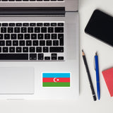 Azerbaijan Azerbaijani Flag Laptop Sticker Decal Stickers Travel Souvenir Gift Idea