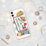 Florenz Italien Italienische Italia Flagge iPhone Hülle 15 14 13 12 11 Pro Max Plus Mini Geschenk Reise Souvenir Personalisierter Stadtname
