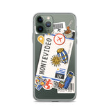 Montevideo Uruguay Uruguayan Flag iPhone Case 15 14 13 12 11 Pro Max Plus Mini Gift Travel Souvenir Personalized Custom City Name