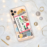 Florenz Italien Italienische Italia Flagge iPhone Hülle 15 14 13 12 11 Pro Max Plus Mini Geschenk Reise Souvenir Personalisierter Stadtname