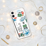 Sao paulo Brazil Brasil Brazilian Flag iPhone Case 15 14 13 12 11 Pro Max Plus Mini Gift Ideas Country Map Skyline Gift Travel  Souvenir