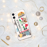 Florenz Italien Italienische Italia Flagge iPhone Hülle 15 14 13 12 11 Pro Max Plus Mini Geschenk Reise Souvenir Personalisierter Stadtname