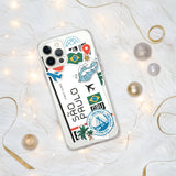 Sao paulo Brazil Brasil Brazilian Flag iPhone Case 15 14 13 12 11 Pro Max Plus Mini Gift Ideas Country Map Skyline Gift Travel  Souvenir