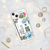 Sao paulo Brazil Brasil Brazilian Flag iPhone Case 15 14 13 12 11 Pro Max Plus Mini Gift Ideas Country Map Skyline Gift Travel  Souvenir