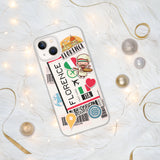 Florenz Italien Italienische Italia Flagge iPhone Hülle 15 14 13 12 11 Pro Max Plus Mini Geschenk Reise Souvenir Personalisierter Stadtname