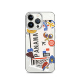 Panama Panamaische Flagge iPhone Hülle 15 14 13 12 11 Pro Max Plus Mini Geschenk Reise Souvenir Personalisiert Personalisierter Stadtname